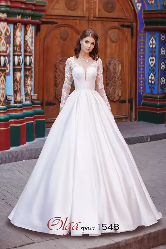 Olga Sposa 1548 | Широкий выбор свадебных платьев и аксессуаров в свадебном салоне «Ольга»