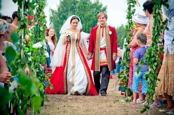 Сценарии выкупа невесты в русском народном стиле