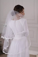  Свадебная фата AH0021 | Широкий выбор свадебных платьев и аксессуаров в свадебном салоне «Ольга»