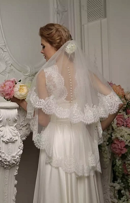  Фата RS2401 | Широкий выбор свадебных платьев и аксессуаров в свадебном салоне «Ольга»