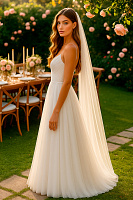 Olga Sposa Свадебная фата OO3170 | Широкий выбор свадебных платьев и аксессуаров в свадебном салоне «Ольга»